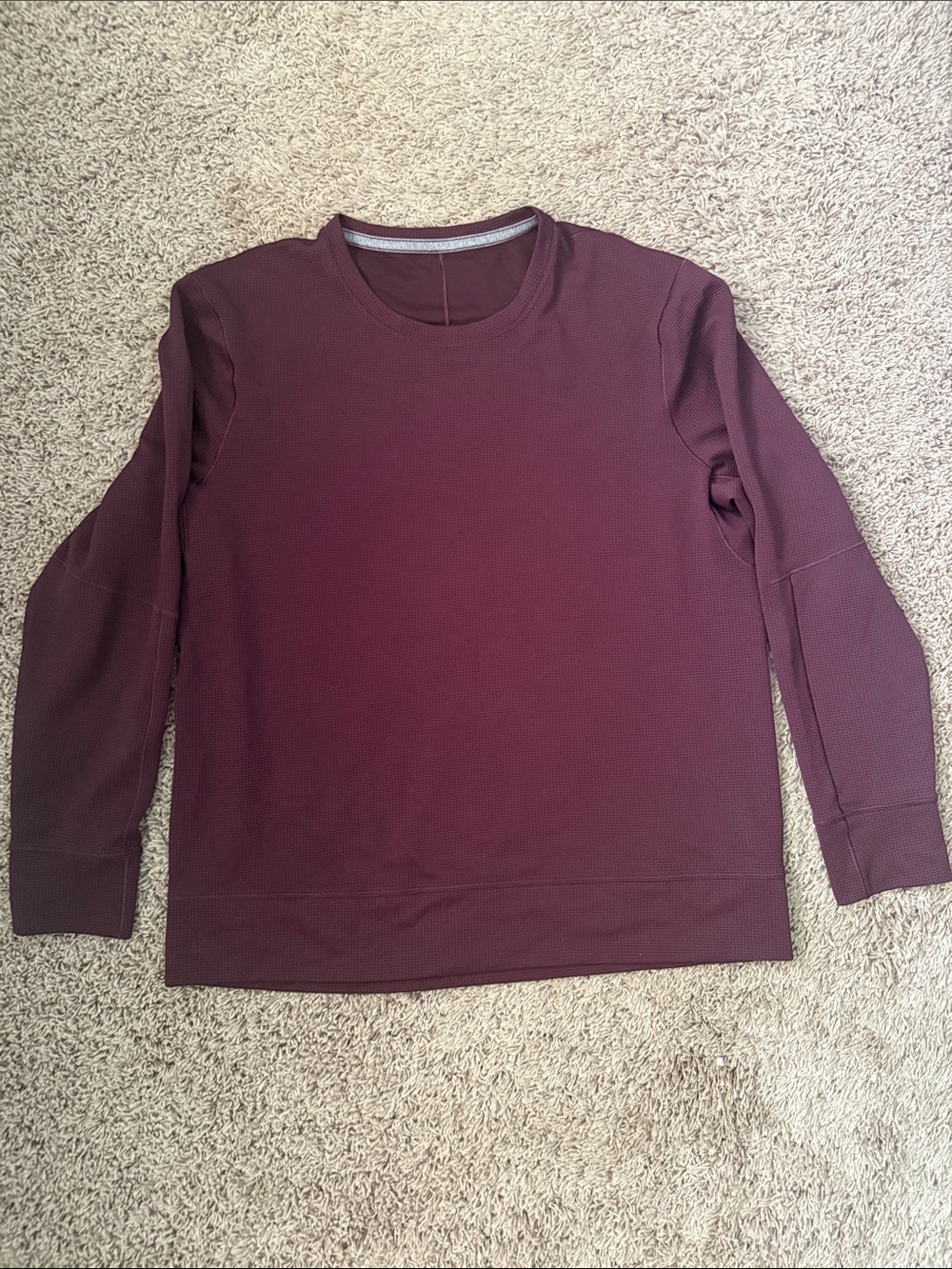lululemon athletica Men's Crewneck Sweater in Deep Wine